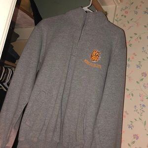 UMD quarter zip grey sweatshirt